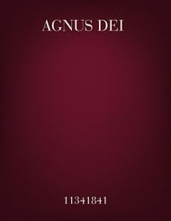 Agnus Dei SATB choral sheet music cover Thumbnail